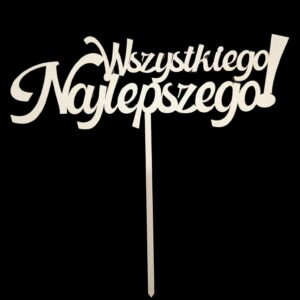 Topper wszystkiego najlepszego